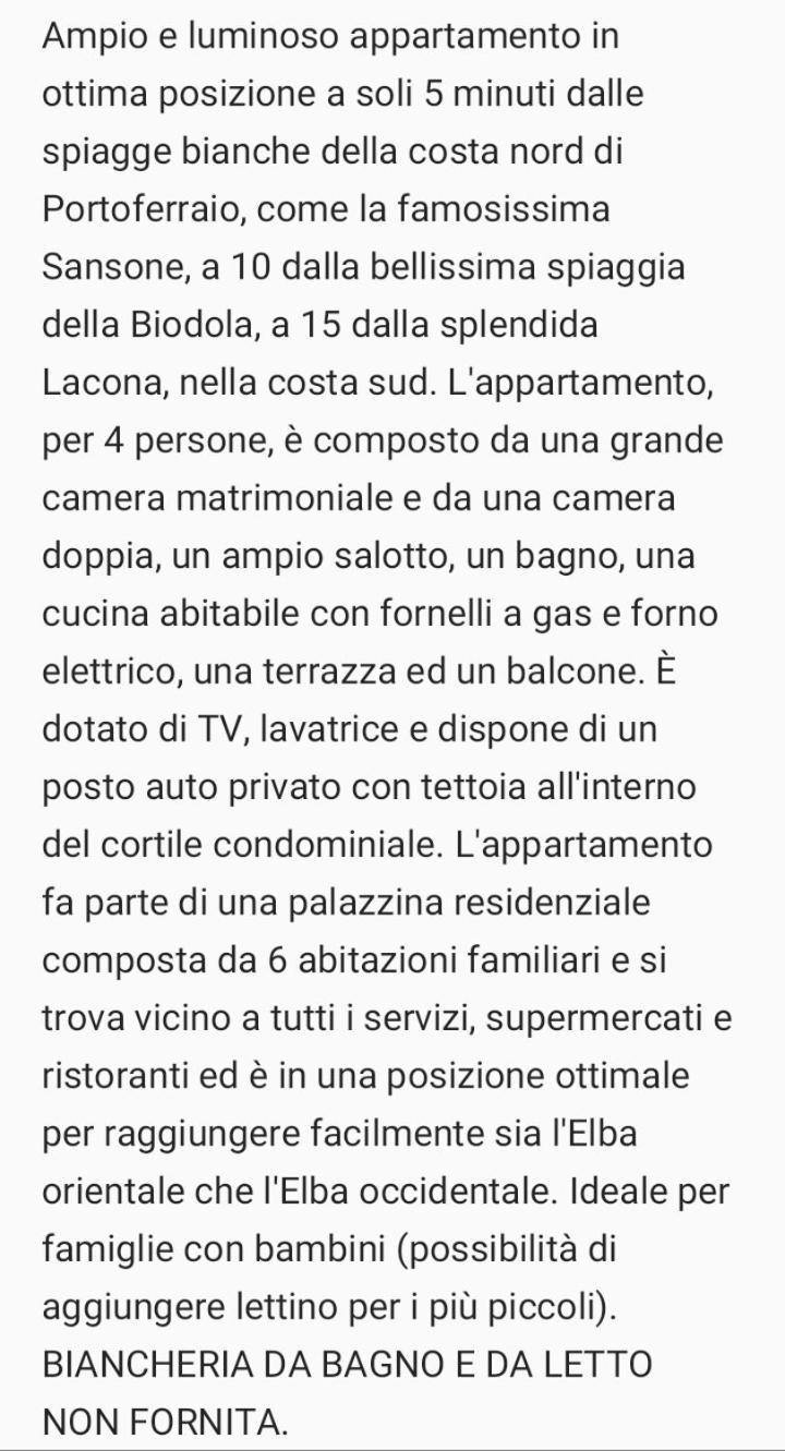 Appartamento Orti Portoferraio Szoba fotó